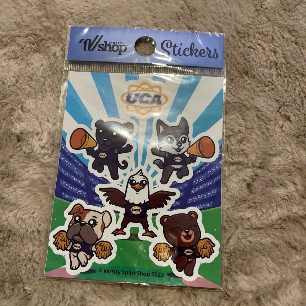 Varsity cheer Spirit Shop UCA Animal Stickers